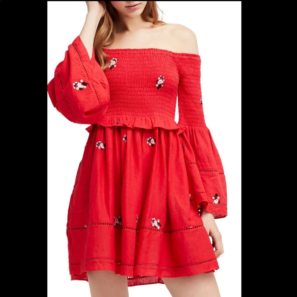 Free People Counting Daisies Dress